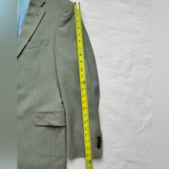 Tommy Hilfiger 100% Wool Men’s or Boy’s Gray Formal Suit Coat Blazer 36 Short - Picture 12 of 16